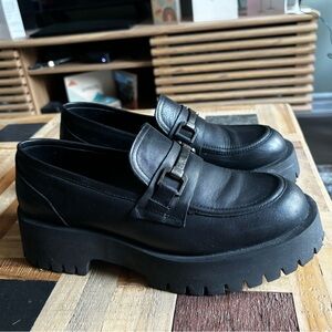 B2 Leather Platform Loafers